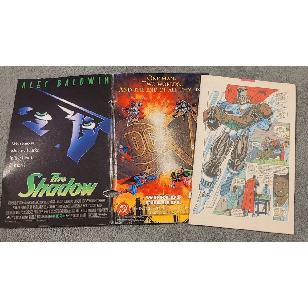 Vintage 1990s DC Comics & Milestone Universe Lot – 7 Issues Superman, Steel,JLA